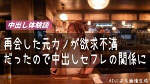 再会した元カノが欲求不満だったので中出しセフレの関係に